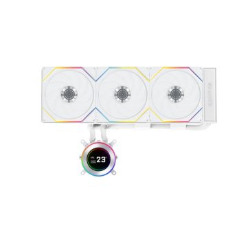   Processzorhűtő Lian Li HYDROSHIFT II LCD-C 360TL ARGB AiO  - Fehér