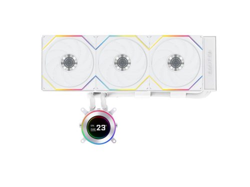 Processzorhűtő Lian Li HYDROSHIFT II LCD-C 360TL ARGB AiO  - Fehér