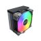 Montech NX400 CPU-hűtő, ARGB - 120mm, fekete