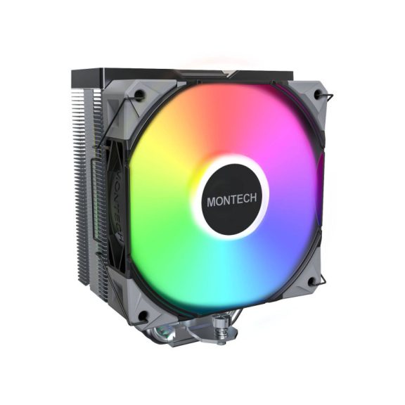 Montech NX400 CPU-hűtő, ARGB - 120mm, fekete