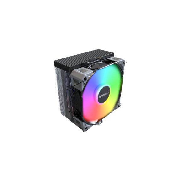 Montech NX400 CPU-hűtő, ARGB - 120mm, fekete