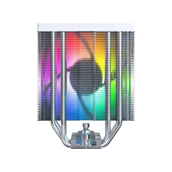 Montech NX400 White CPU-hűtő, ARGB - 120mm, fehér
