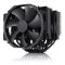 Noctua NH-D15 chromax.black dupla tornyos CPU hűtő, két NF-A15 ventilátor, fekete bevonat - NH-D15-CH-BLACK