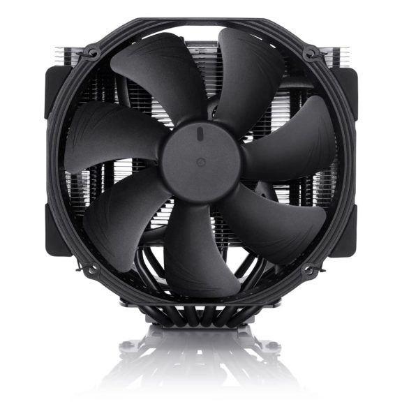Noctua NH-D15 chromax.black dupla tornyos CPU hűtő, két NF-A15 ventilátor, fekete bevonat - NH-D15-CH-BLACK