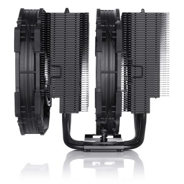   Noctua NH-D15 chromax.black dupla tornyos CPU hűtő, két NF-A15 ventilátor, fekete bevonat - NH-D15-CH-BLACK