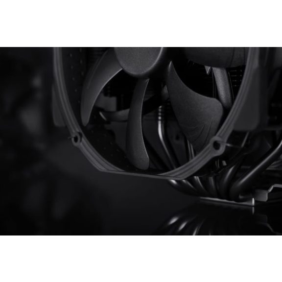 Noctua NH-D15 chromax.black dupla tornyos CPU hűtő, két NF-A15 ventilátor, fekete bevonat - NH-D15-CH-BLACK