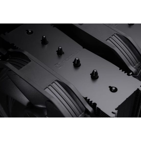 Noctua NH-D15 chromax.black dupla tornyos CPU hűtő, két NF-A15 ventilátor, fekete bevonat - NH-D15-CH-BLACK
