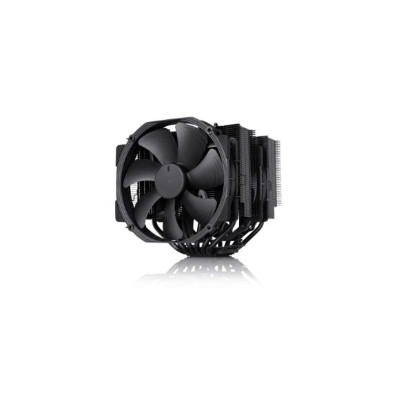 Noctua NH-D15 chromax.black dupla tornyos CPU hűtő, két NF-A15 ventilátor, fekete bevonat - NH-D15-CH-BLACK