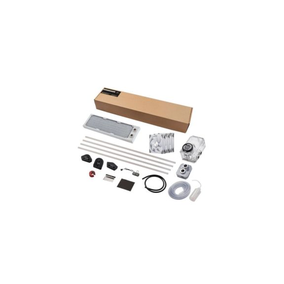 PHANTEKS Glacier EZ-Fit 360 D30-KIT, DIY AIO folyadékhűtő szett, fehér