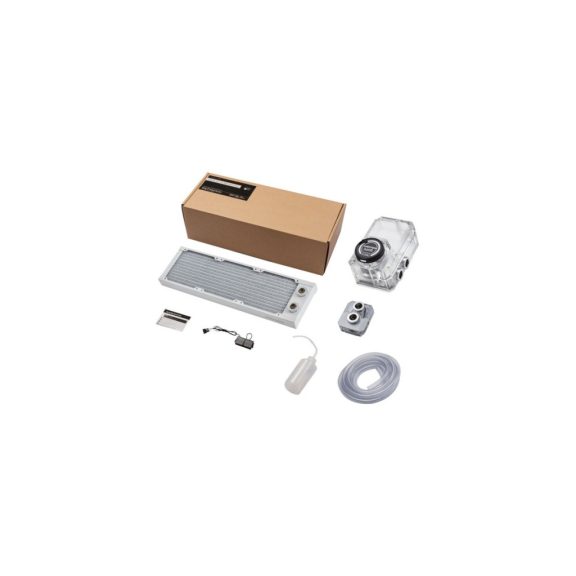 PHANTEKS Glacier EZ-Fit 360 D30 SOFT KIT, DIY AIO folyadékhűtő szett, fehér