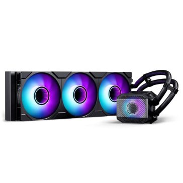   Phanteks Glacier One 360M25G2 AIO processzorhűtő, 360 mm, D-RGB, Fekete - PH-GO360M25G2_DBK02