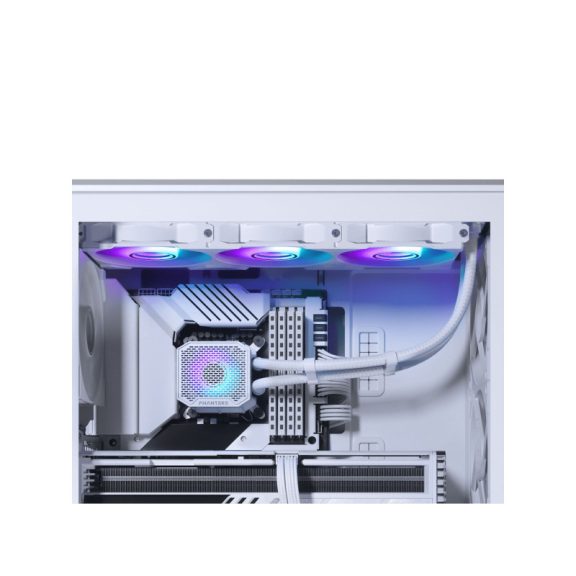 Processzor hűtő AIO Phanteks Glacier One 360M25 Gen2, DRGB 36cm Fehér