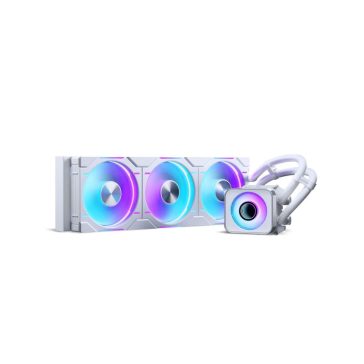   Processzor hűtő AIO PHANTEKS Glacier One 360D30 DRGB AIO, X2 Cap, fehér