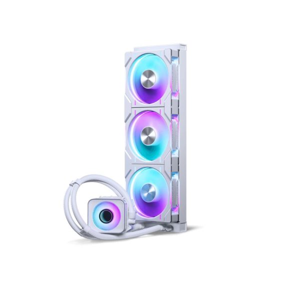 Processzor hűtő AIO PHANTEKS Glacier One 360D30 DRGB AIO, X2 Cap, fehér