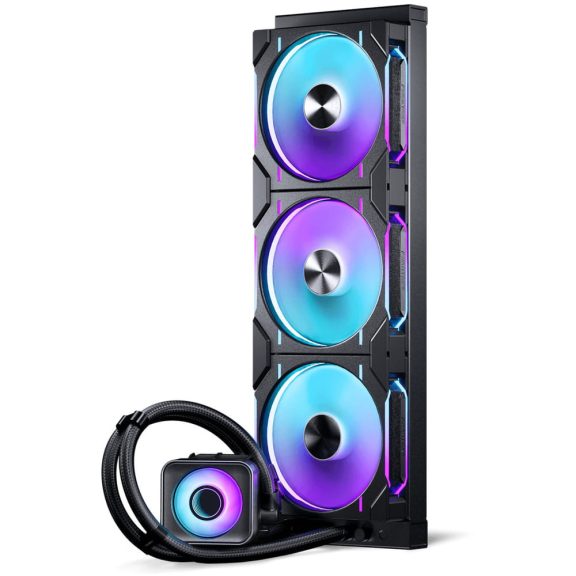 Phanteks Glacier One 420D30 X2 CPU AIO vízhűtés 420 mm, D-RGB, 3x140 mm, fekete