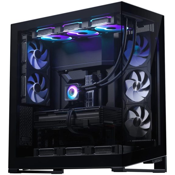 Phanteks Glacier One 420D30 X2 CPU AIO vízhűtés 420 mm, D-RGB, 3x140 mm, fekete