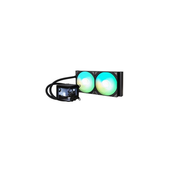 TRYX Panorama ARGB 280 AiO vízhűtés, 3D AMOLED kijelző, 280mm, fekete