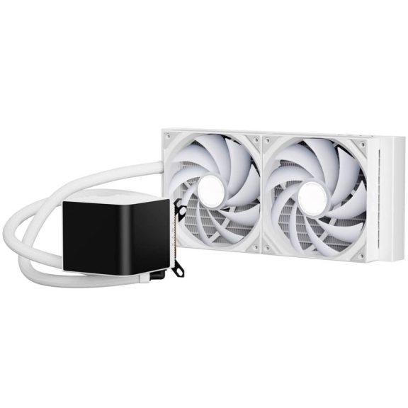 TRYX Panorama ARGB 280 AiO vízhűtés, 3D AMOLED kijelző, 280mm, fehér