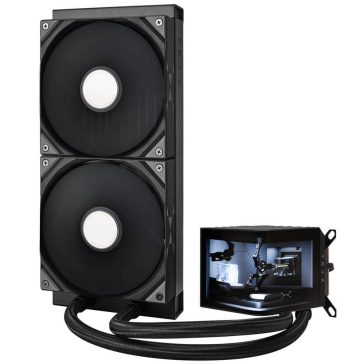   Tryx Panorama 280 AiO vízhűtés, 3D AMOLED kijelző, 280mm, fekete