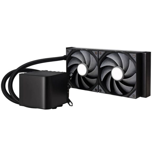 TRYX Panorama 240 AiO vízhűtés, 3D AMOLED kijelző, 240mm, fekete