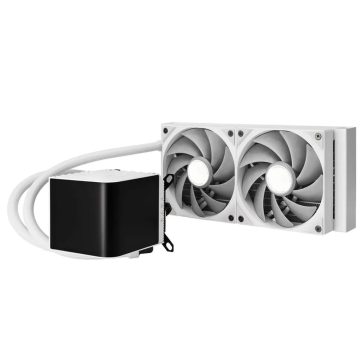   TRYX Panorama 240 AiO vízhűtés, 3D AMOLED kijelző, 240mm, fehér