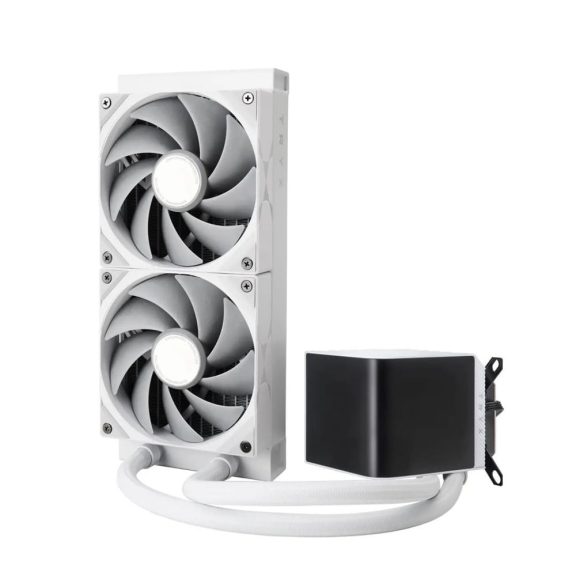 TRYX Panorama 240 AiO vízhűtés, 3D AMOLED kijelző, 240mm, fehér