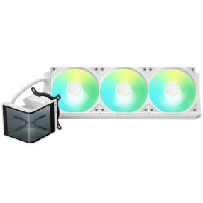   TRYX Panorama SE 360 AiO vízhűtés, 6.67 inch AMOLED kijelző, 360mm, ARGB, fehér