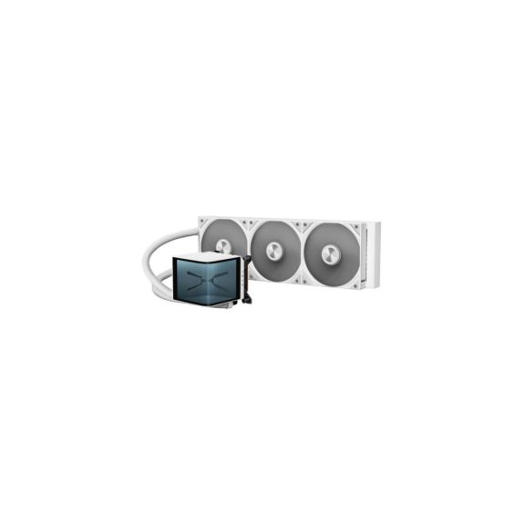 Tryx Panorama 360 AiO vízhűtés, 3D AMOLED kijelző, 360mm, fehér