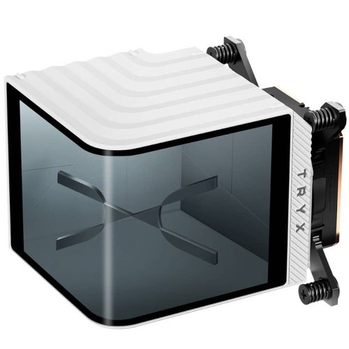 Tryx Panorama WB CPU vízblokk, 6.67 inch AMOLED kijelző, G1/4, fehér