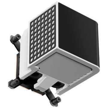   Tryx Panorama WB CPU vízblokk, 6.67 inch AMOLED kijelző, G1/4, fehér