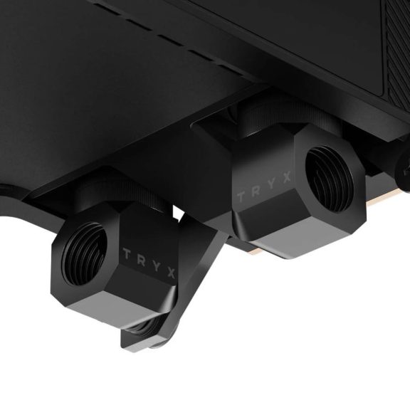TRYX Panorama WB CPU vízblokk, 6.67 inch AMOLED kijelző, G1/4, fekete