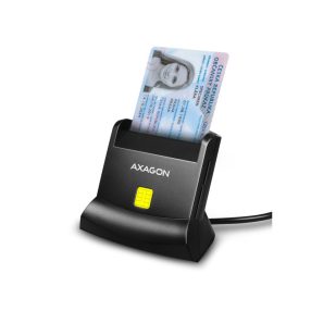   AXAGON CRE-SM2 USB Smart Card és SD/microSD/SIM kártyaolvasó