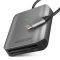 Axagon CRE-S3C SuperSpeed USB-C UHS-II kártyaolvasó, SD/microSD/CF, alumínium