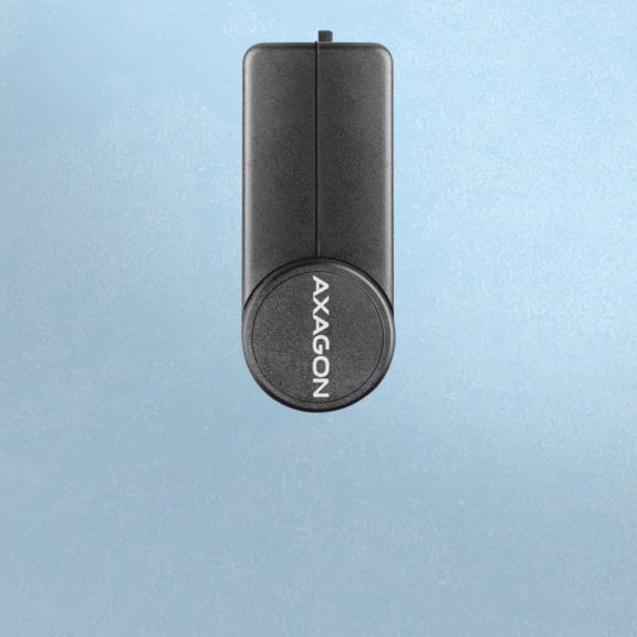 Axagon CRE-SMPC USB-C smart kártyaolvasó, összecsukható, 480Mbps, fekete - CRE-SMPC