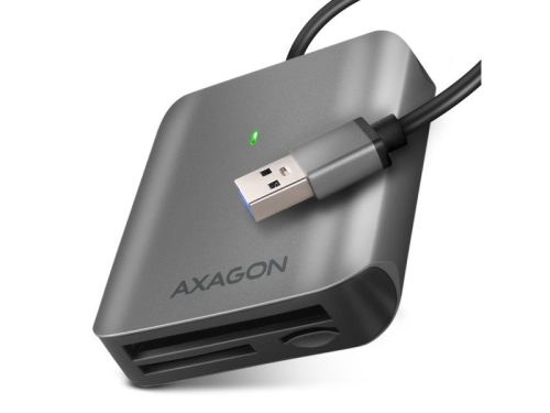 Kártyaolvasó Axagon CRE-S3 SUPERSPEED USB-A UHS-II, CF, SD, microSD
