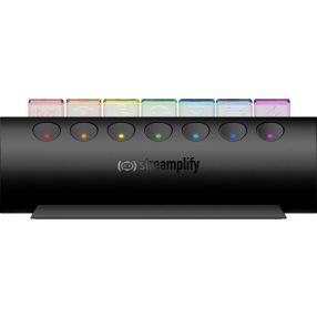 HUB USB Streamplify CTRL 7 Slot RGB 12V Fekete