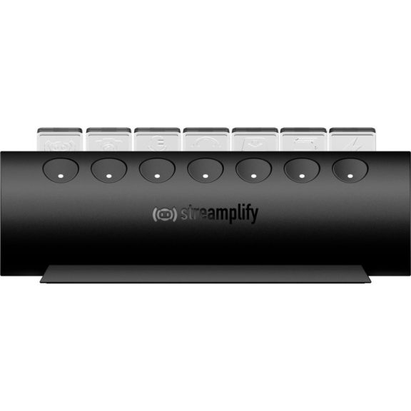 HUB USB Streamplify CTRL 7 Slot RGB 12V Fekete