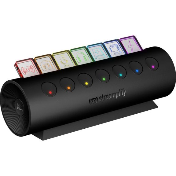 HUB USB Streamplify CTRL 7 Slot RGB 12V Fekete