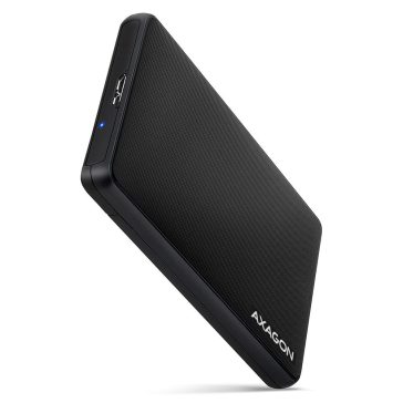   Axagon EE25-SL 2.5" külső SSD HDD ház, USB 3.2 Gen 1, SATA 6Gbps, csavarmentes kivitel, fekete