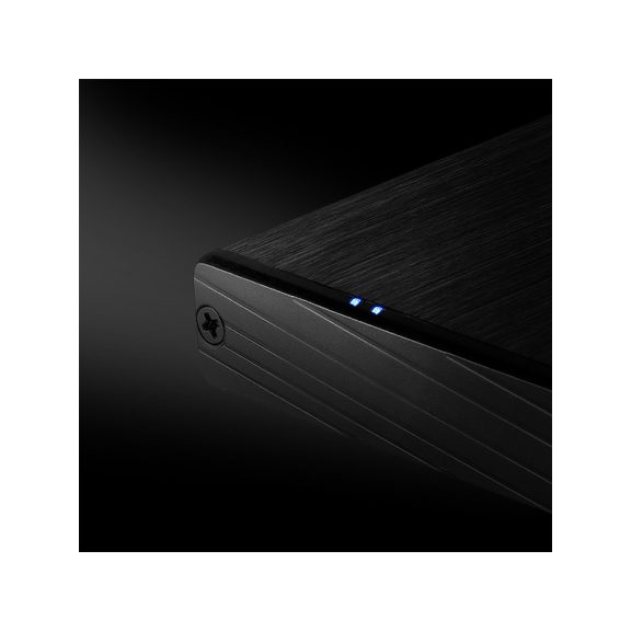 HDD ház Axagon EE25-XA6 SATA III 2.5˝ USB 3.2 Fekete Alu