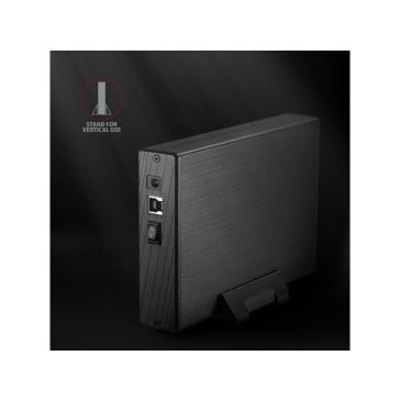 HDD ház Axagon EE35-XA3 SATA II 3.5˝ USB 3.0 Fekete Alu