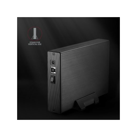 HDD ház Axagon EE35-XA3 SATA II 3.5˝ USB 3.0 Fekete Alu