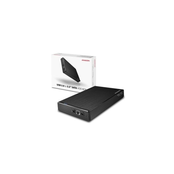 HDD ház Axagon EE35-XA3 SATA II 3.5˝ USB 3.0 Fekete Alu