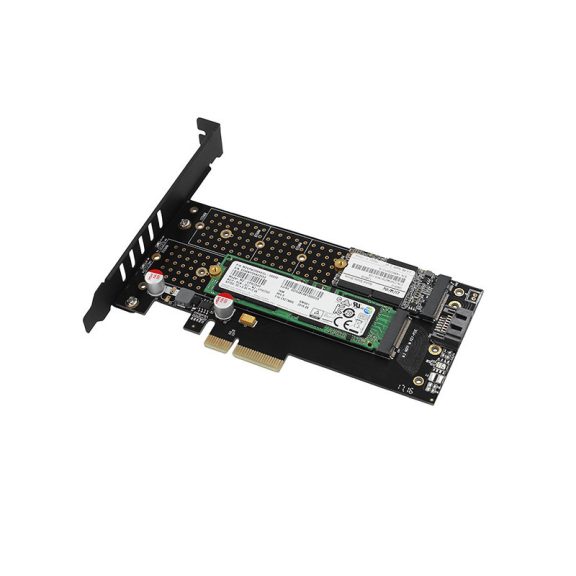 SSD beépítő keret Axagon PCEM2-D M.2 PCIe és M.2 SATA SSD adapter