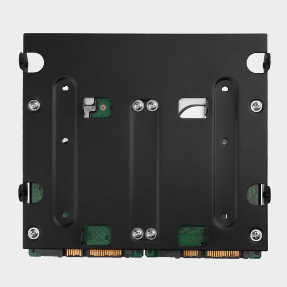 Axagon RHD-435 5.25" meghajtó keret, 4x 2.5" vagy 2x 2.5 "+ 1x 3.5" meghajtóhoz, fekete