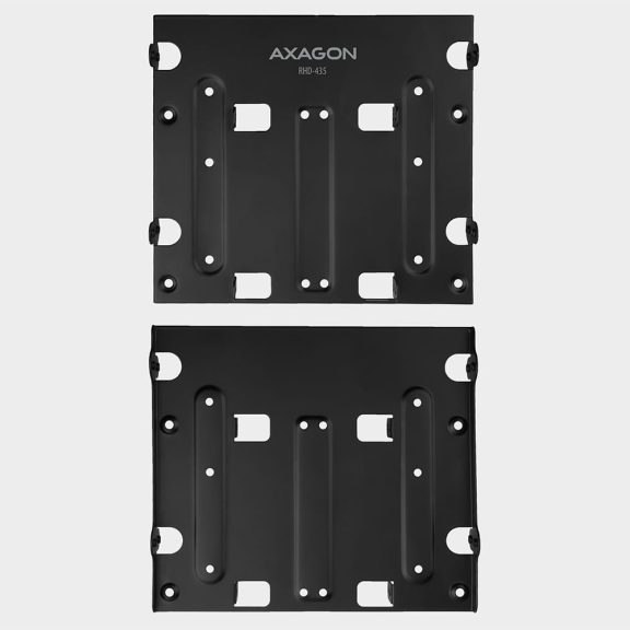 Axagon RHD-435 5.25" meghajtó keret, 4x 2.5" vagy 2x 2.5 "+ 1x 3.5" meghajtóhoz, fekete