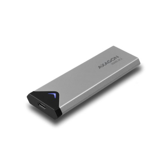 SSD ház Axagon M.2, USB 3.2 Type-C NVMw 42-80mm Fekete