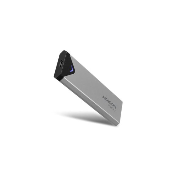 SSD ház Axagon M.2, USB 3.2 Type-C NVMw 42-80mm Fekete