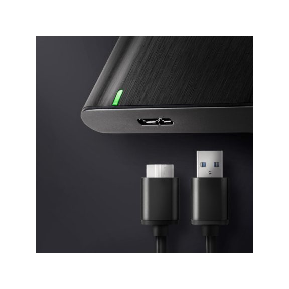 HDD ház Axagon 2.5˝ USB 3.0 Fekete