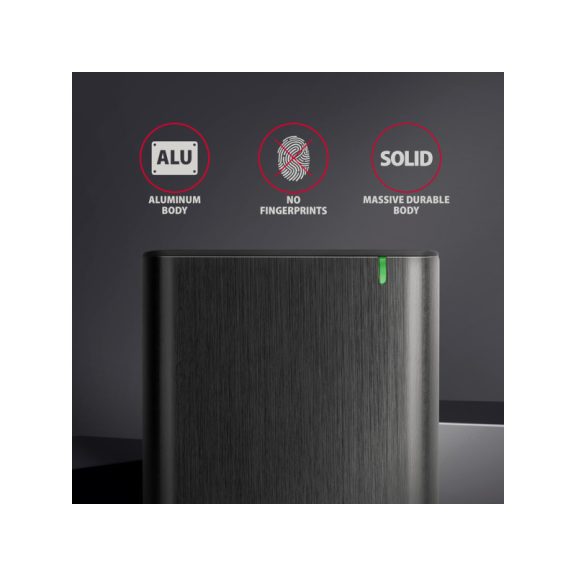 HDD ház Axagon EE25-A6C 2.5" USB-C 3.2 GEN 1, fekete